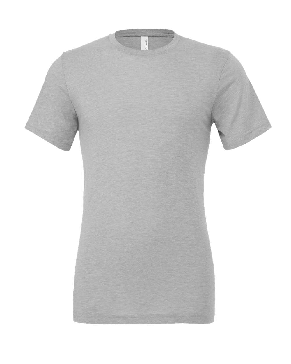 BELLA + CANVAS 3413 Triblend Tee in Athletic Grey Triblend