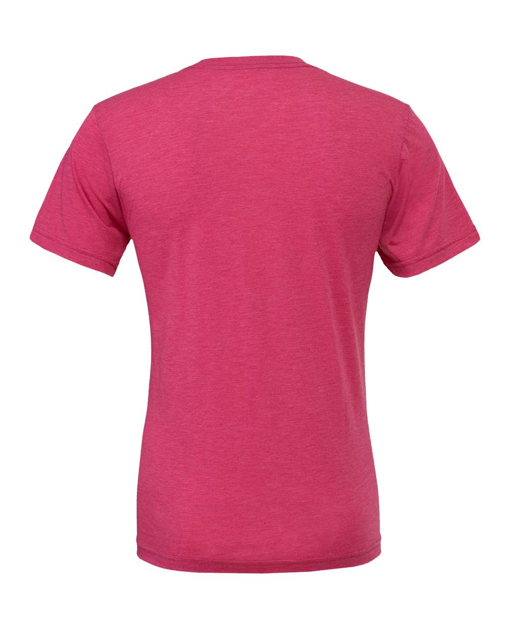 BELLA + CANVAS 3413 Triblend Tee in Berry Triblend, back