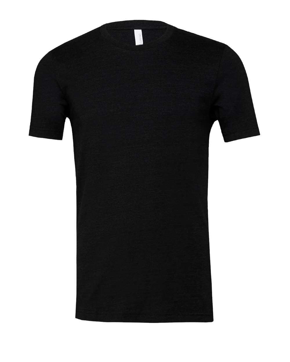 BELLA + CANVAS 3413 Triblend Tee in Black Heather Triblend