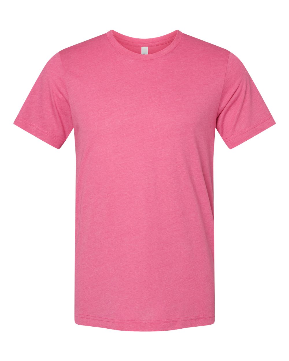 BELLA + CANVAS 3413 Triblend Tee in Charity Pink Triblend