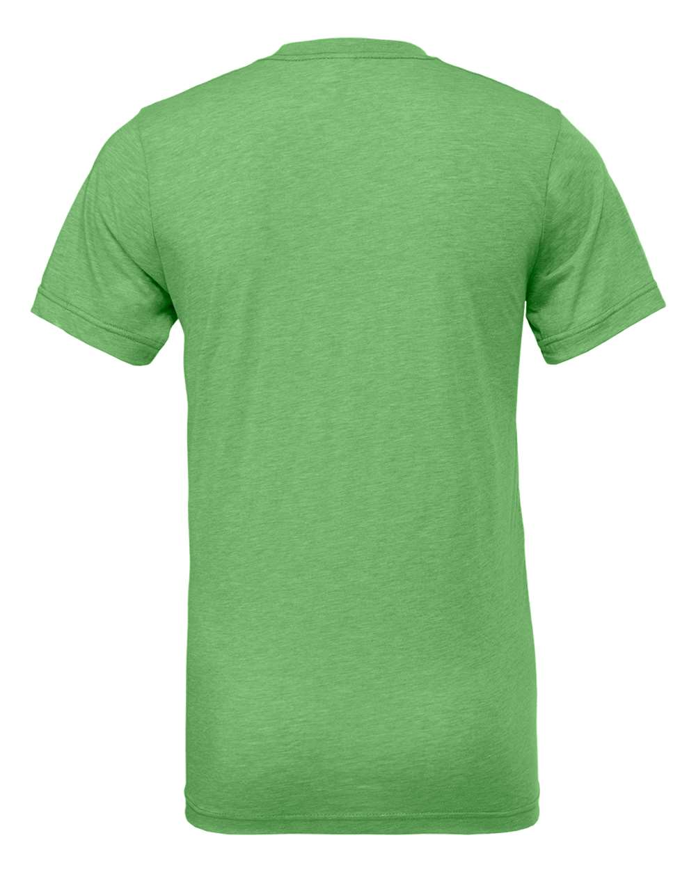BELLA + CANVAS 3413 Triblend Tee in Green Triblend, back