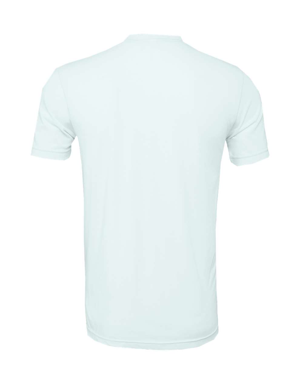 BELLA + CANVAS 3413 Triblend Tee in Ice Blue Triblend, back