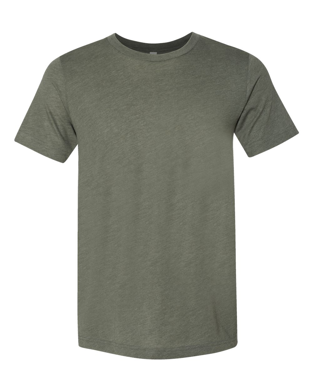 BELLA + CANVAS 3413 Triblend Tee in Military Green Triblend