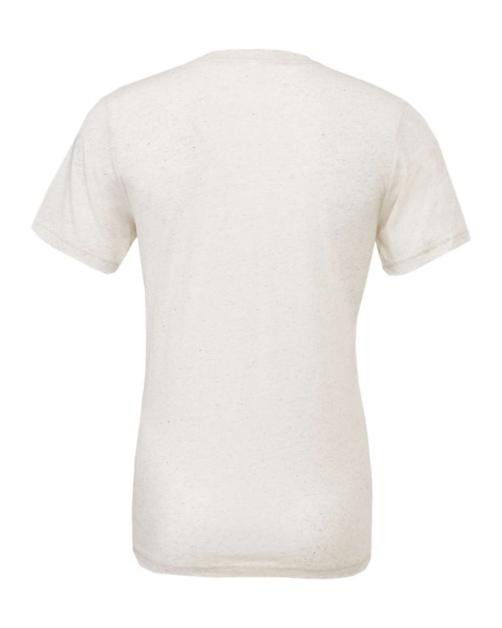 BELLA + CANVAS 3413 Triblend Tee in Oatmeal Triblend, back