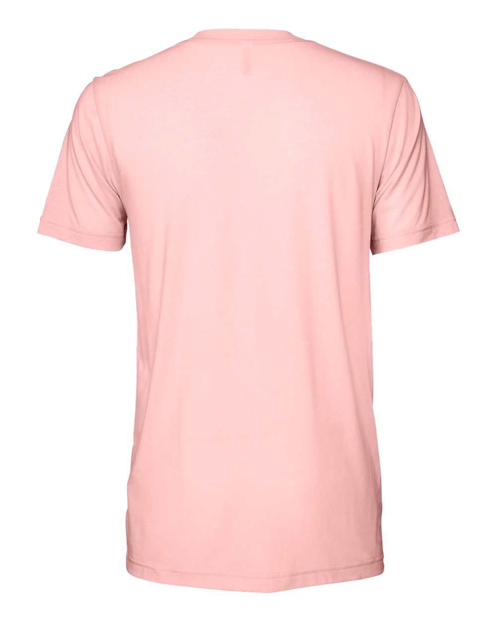 BELLA + CANVAS 3413 Triblend Tee in Pink Triblend, back