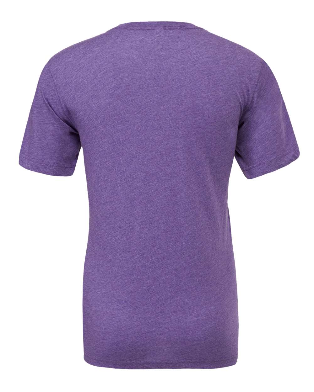 BELLA + CANVAS 3413 Triblend Tee in Purple Triblend, back