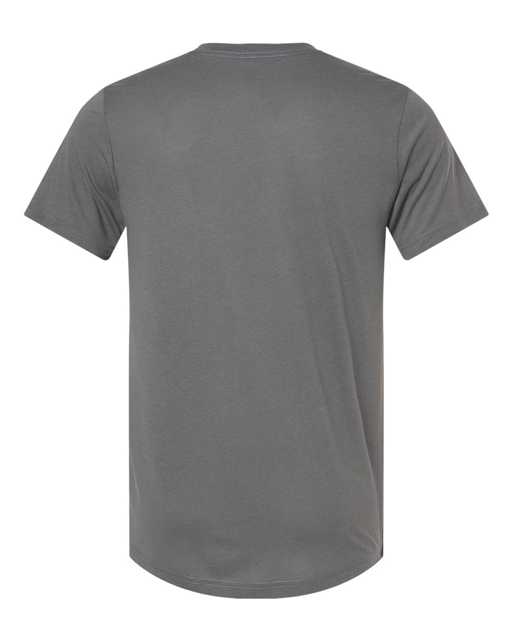 BELLA + CANVAS 3413 Triblend Tee in Solid Asphalt Triblend, back