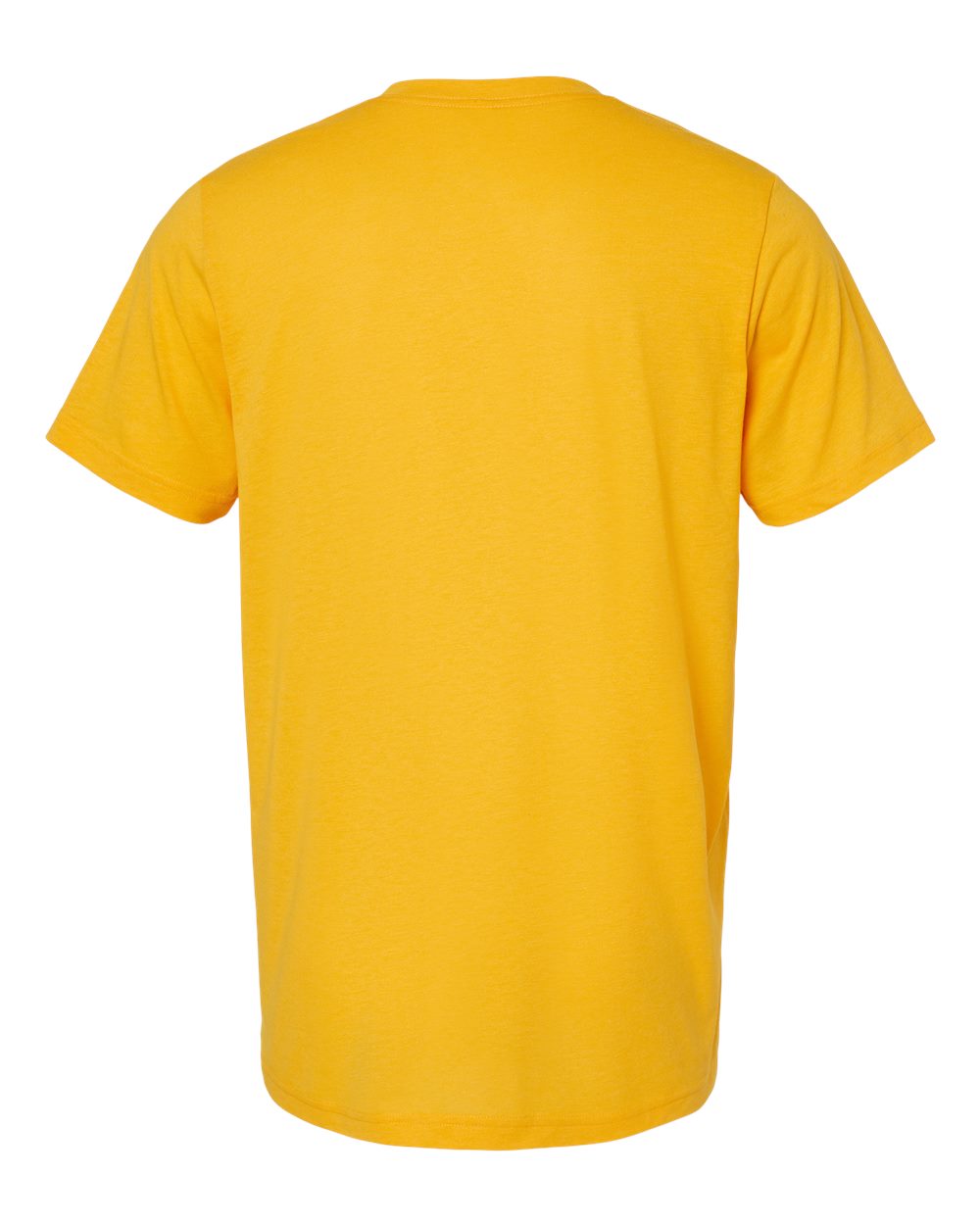 BELLA + CANVAS 3413 Triblend Tee in Solid Gold Triblend, back