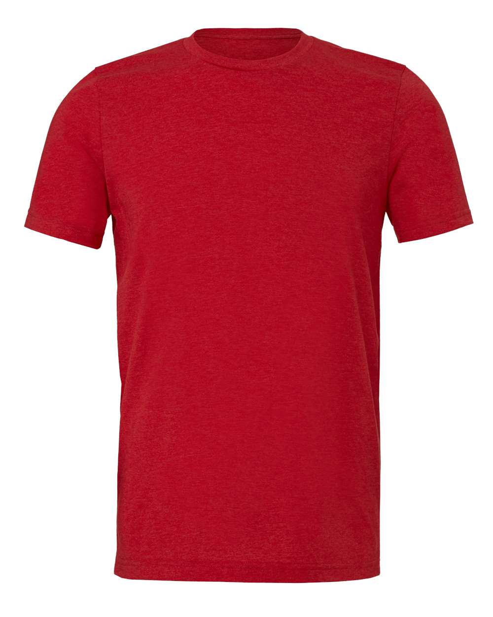 BELLA + CANVAS 3413 Triblend Tee in Solid Red Triblend