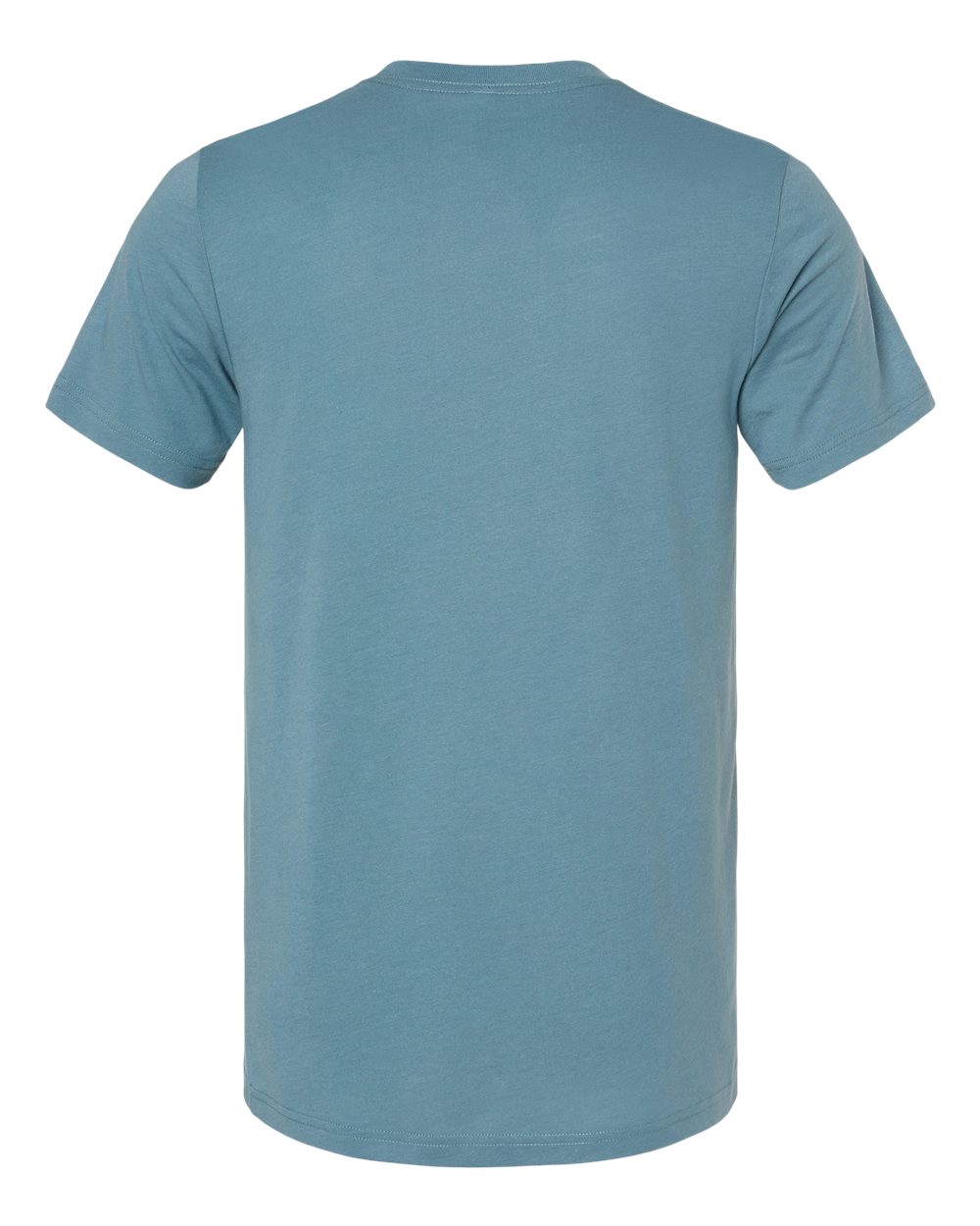 BELLA + CANVAS 3413 Triblend Tee in Solid Slate Triblend, back
