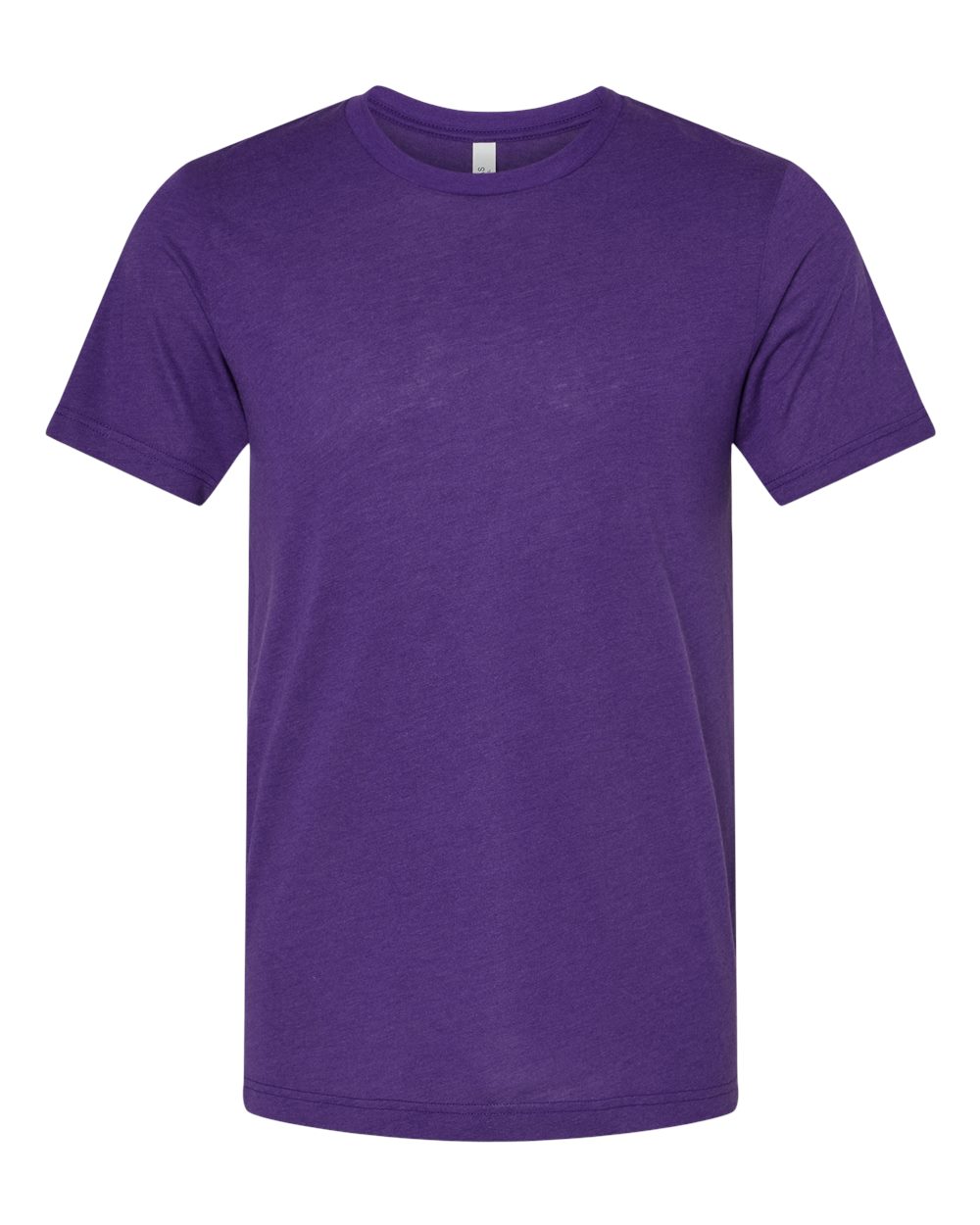 BELLA + CANVAS 3413 Triblend Tee in Solid Team Purple Triblend