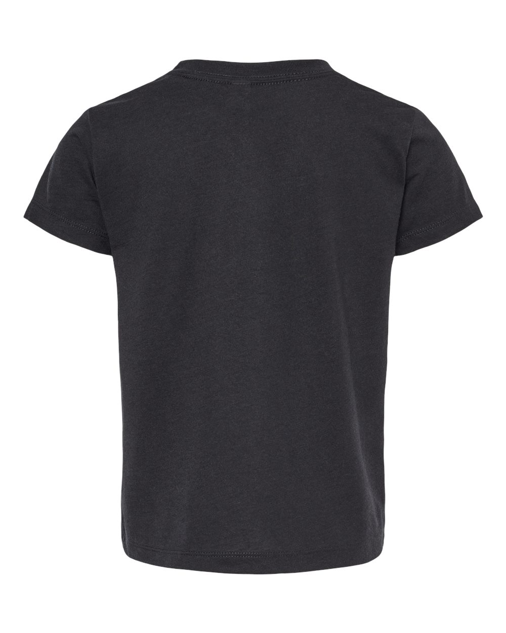 BELLA + CANVAS 3413T Toddler Triblend Tee in Solid Black Triblend, back