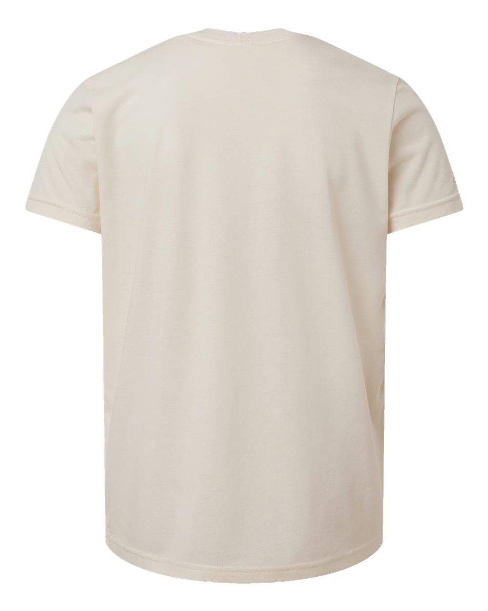 BELLA + CANVAS 3413Y Youth Triblend Tee in Solid Natural Triblend, back