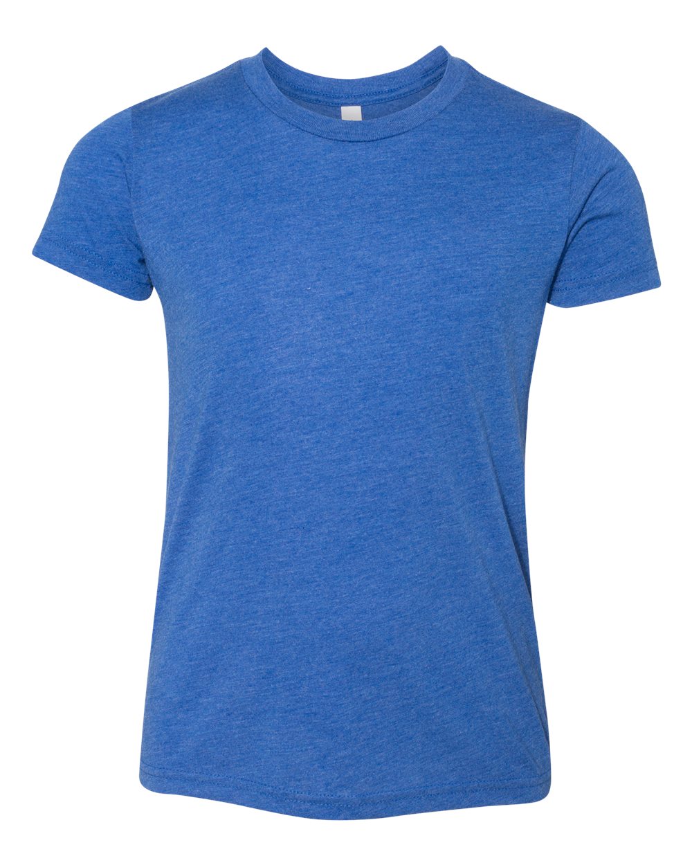 BELLA + CANVAS 3413Y Youth Triblend Tee in True Royal Triblend
