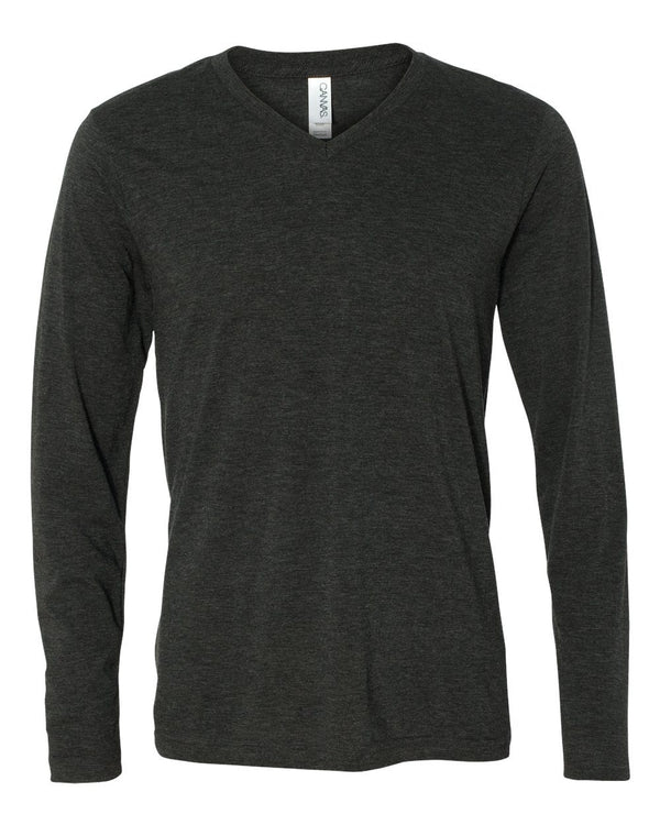 BELLA + CANVAS 3425 Unisex Long Sleeve V-Neck Tee
