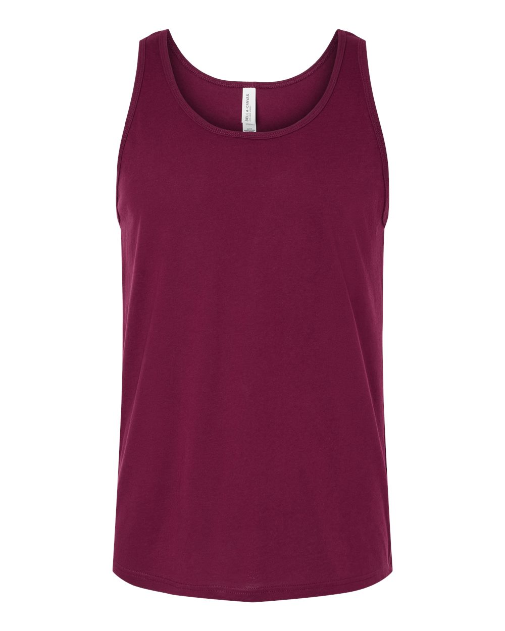 BELLA + CANVAS 3480 Jersey Tank in Maroon