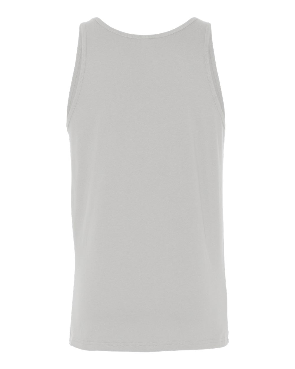 BELLA + CANVAS 3480 Jersey Tank in Silver, back