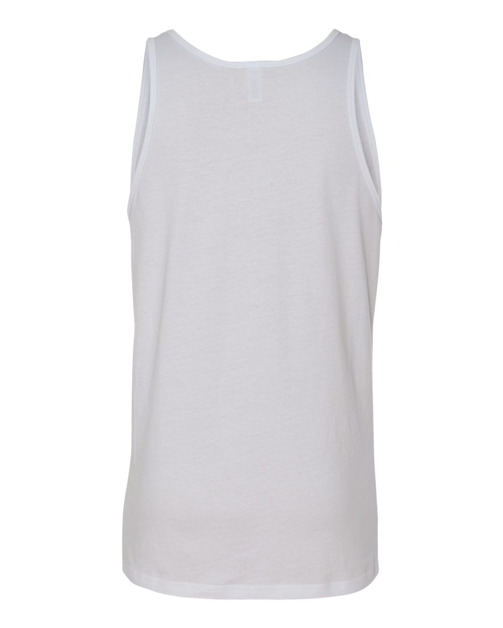 BELLA + CANVAS 3480 Jersey Tank in White, back