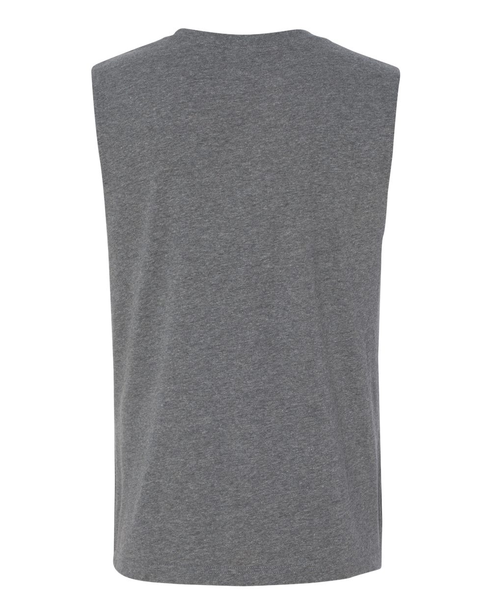 BELLA + CANVAS 3483 Jersey Muscle Tank in Deep Heather, back