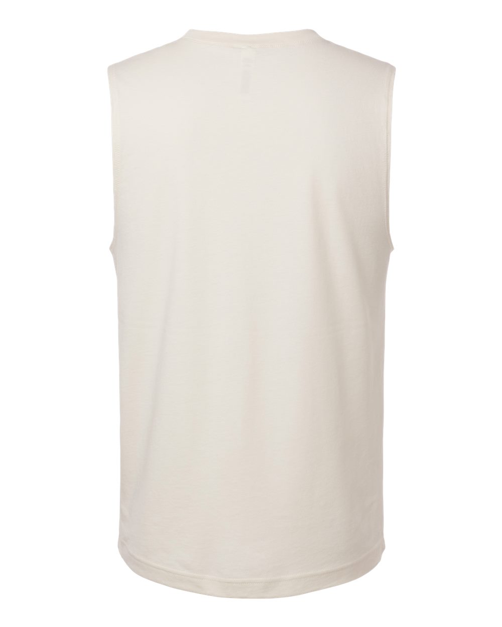 BELLA + CANVAS 3483 Jersey Muscle Tank in Natural, back