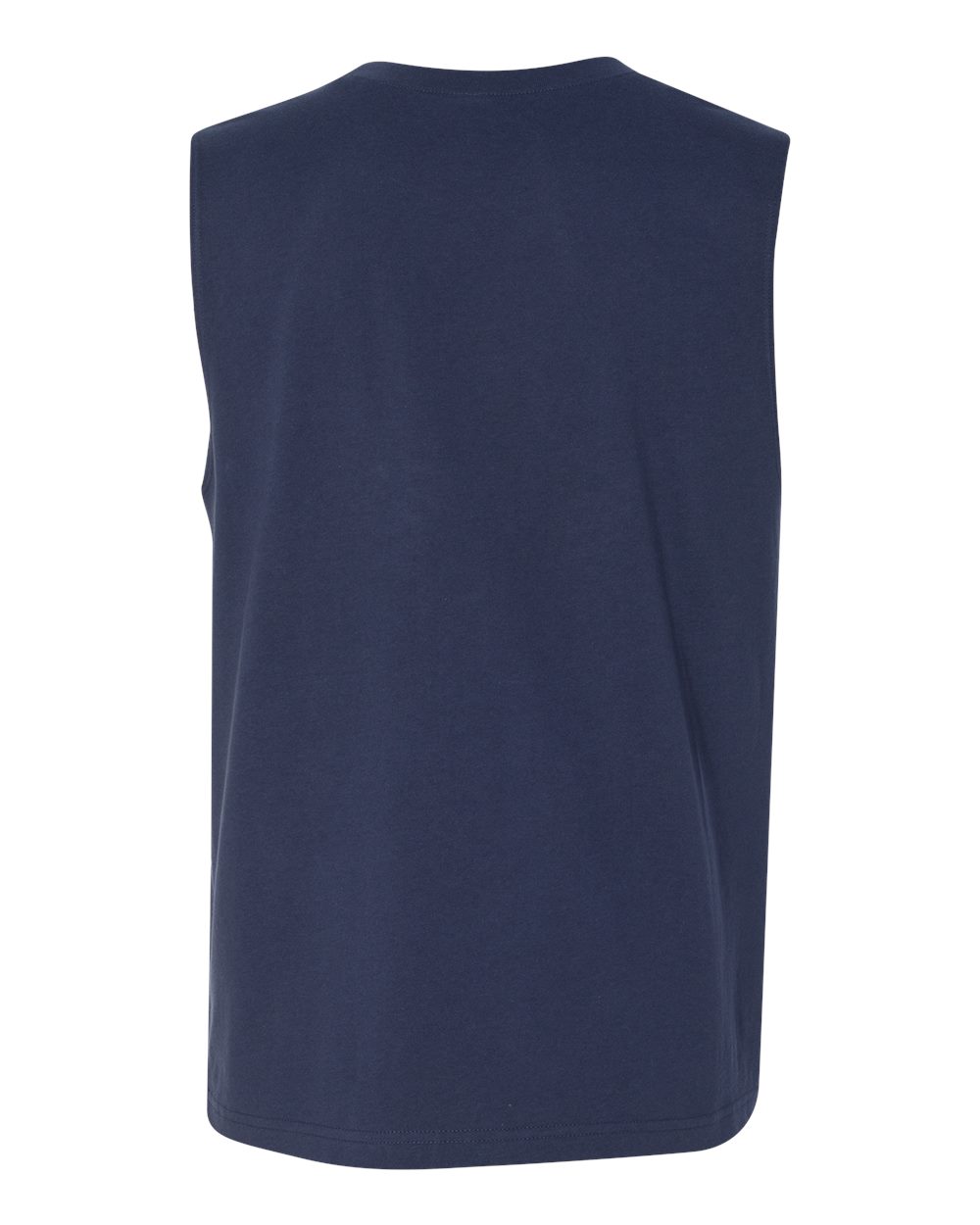 BELLA + CANVAS 3483 Jersey Muscle Tank in Navy, back