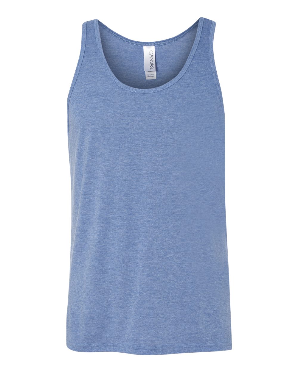 BELLA + CANVAS 3484 Unisex Triblend Tank in Blue Triblend