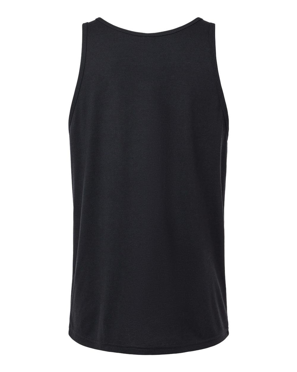 BELLA + CANVAS 3484 Unisex Triblend Tank in Solid Black Triblend, back