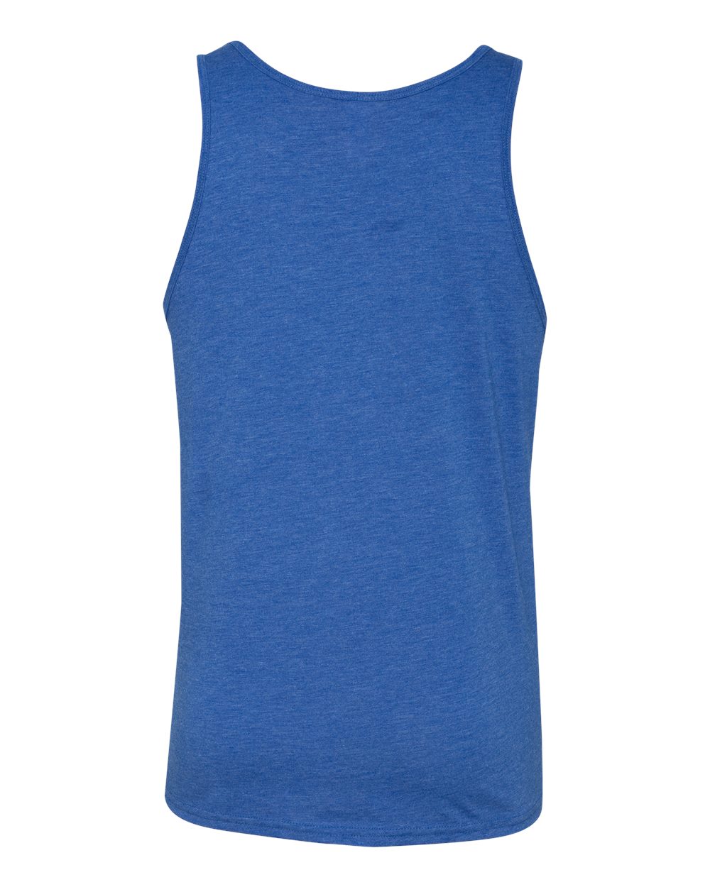 BELLA + CANVAS 3484 Unisex Triblend Tank in True Royal Triblend, back