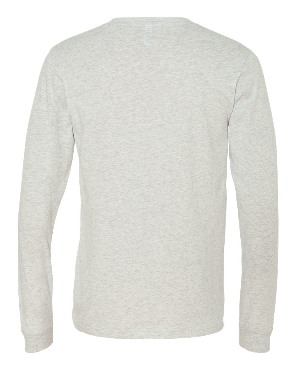 BELLA + CANVAS 3501 Unisex Jersey Long Sleeve Tee in Ash, back