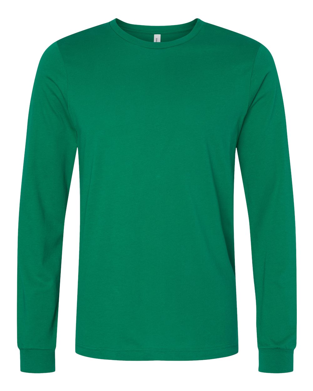 BELLA + CANVAS 3501 Unisex Jersey Long Sleeve Tee in Kelly