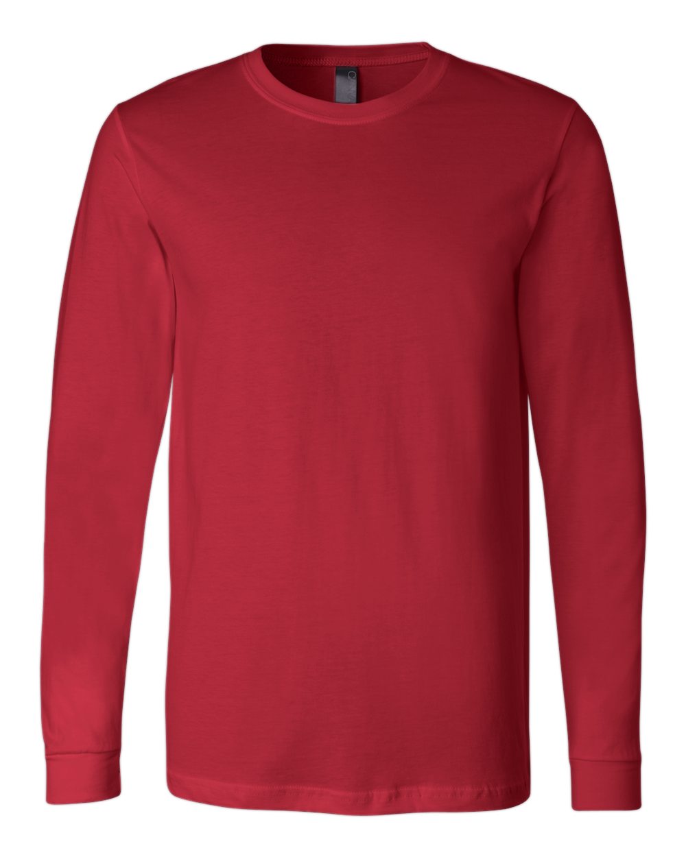 BELLA + CANVAS 3501 Unisex Jersey Long Sleeve Tee in Red