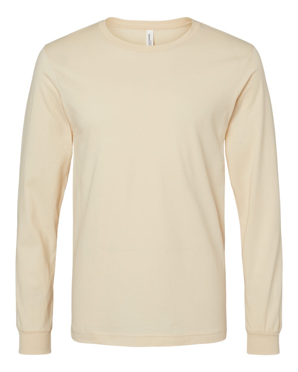 BELLA + CANVAS 3501 Unisex Jersey Long Sleeve Tee in Soft Cream