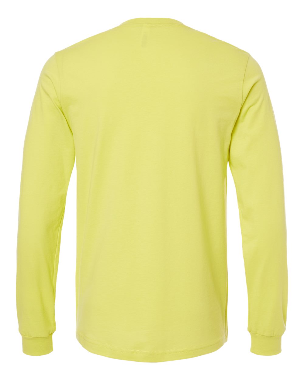 BELLA + CANVAS 3501 Unisex Jersey Long Sleeve Tee in Strobe, back