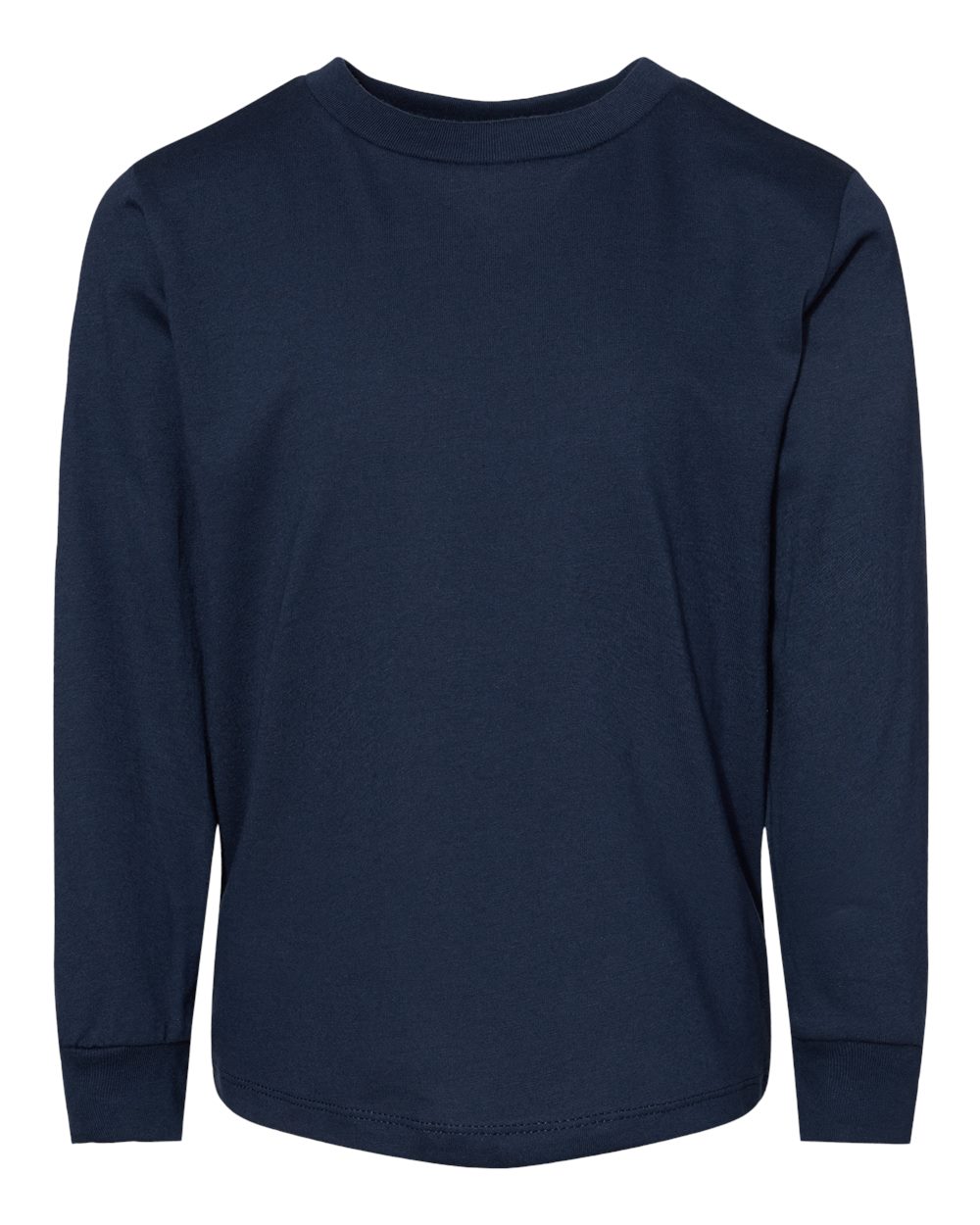 BELLA + CANVAS 3501T Toddler Jersey Long Sleeve Tee in Navy