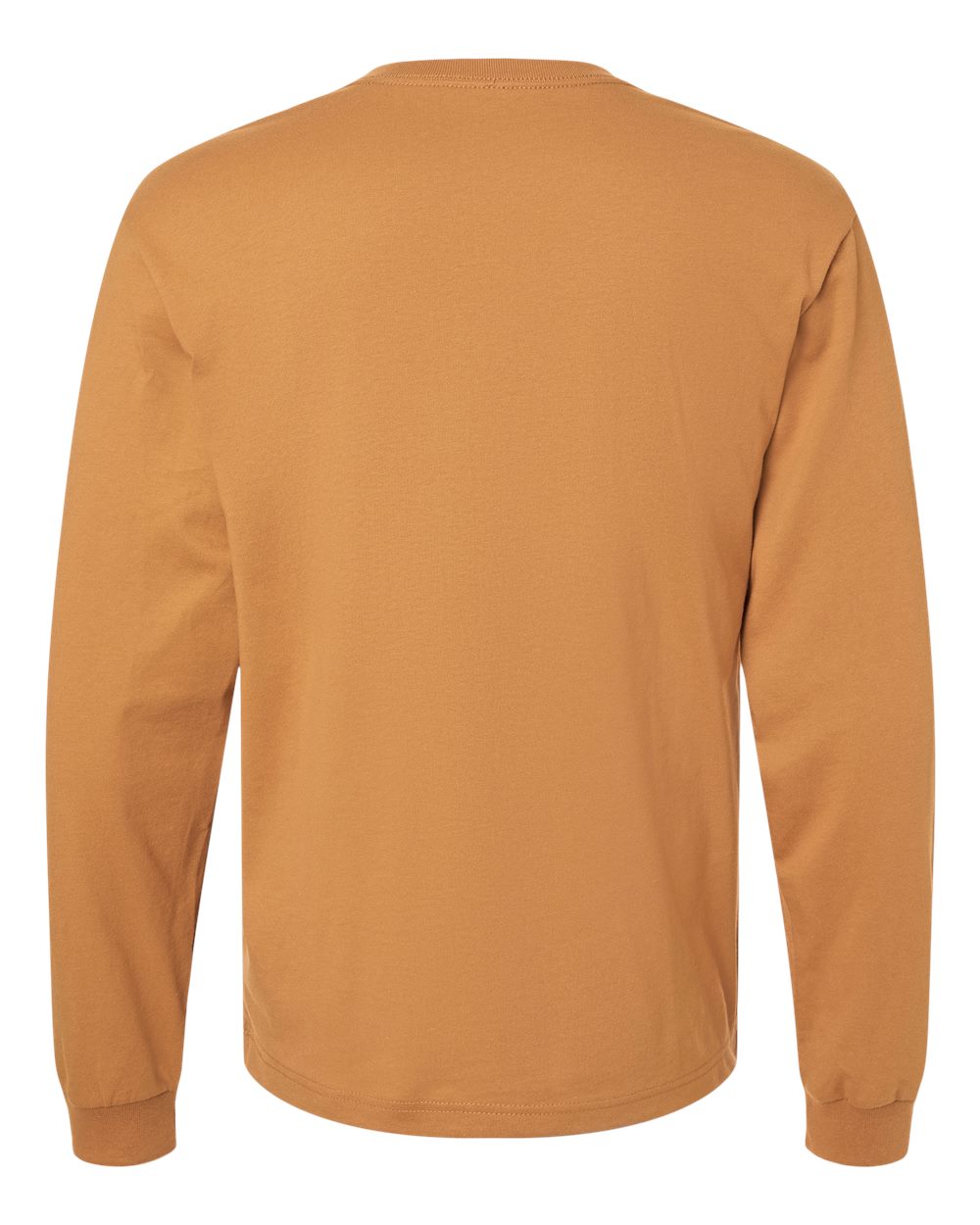 BELLA + CANVAS 3511 6 oz. Heavyweight Long Sleeve Tee in Toast, back