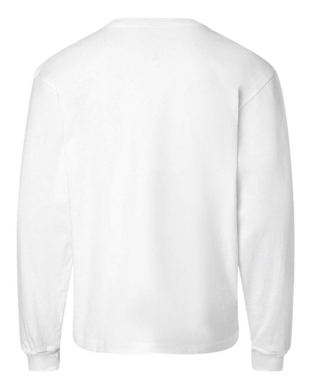 BELLA + CANVAS 3511Y Youth 6oz. Heavyweight Long Sleeve Tee in White, back