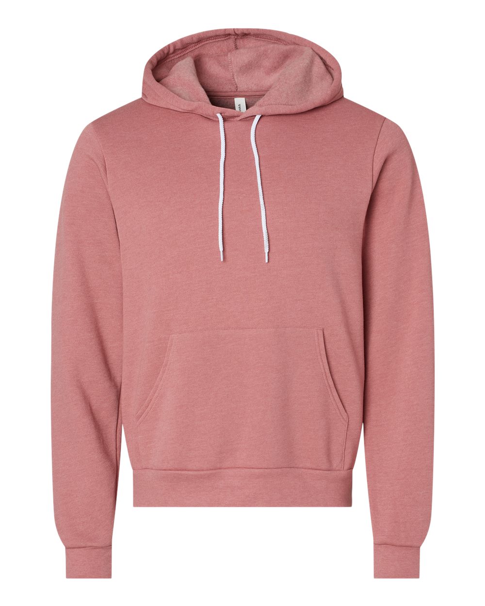BELLA + CANVAS 3719 Unisex Sponge Fleece Hoodie Sweatshirt in Heather Mauve