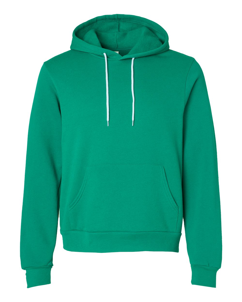 BELLA + CANVAS 3719 Unisex Sponge Fleece Hoodie Sweatshirt in Kelly