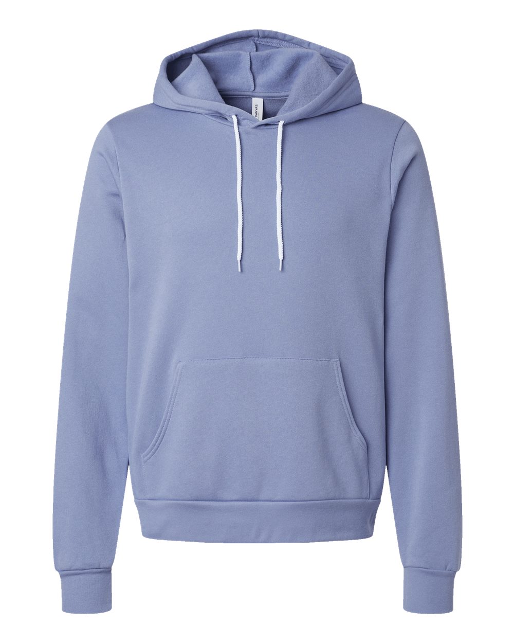BELLA + CANVAS 3719 Unisex Sponge Fleece Hoodie Sweatshirt in Lavender Blue