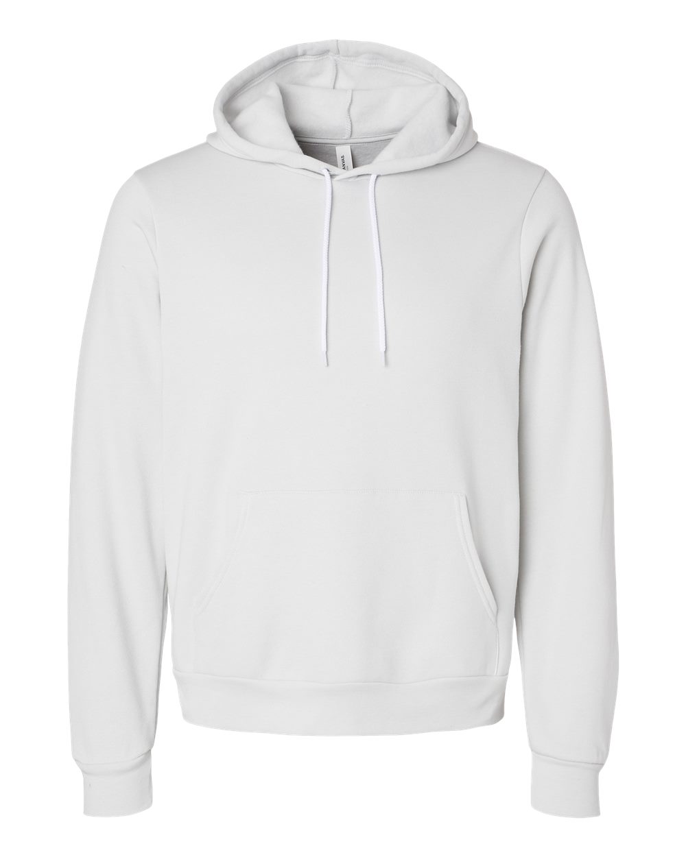 BELLA + CANVAS 3719 Unisex Sponge Fleece Hoodie Sweatshirt in Silver