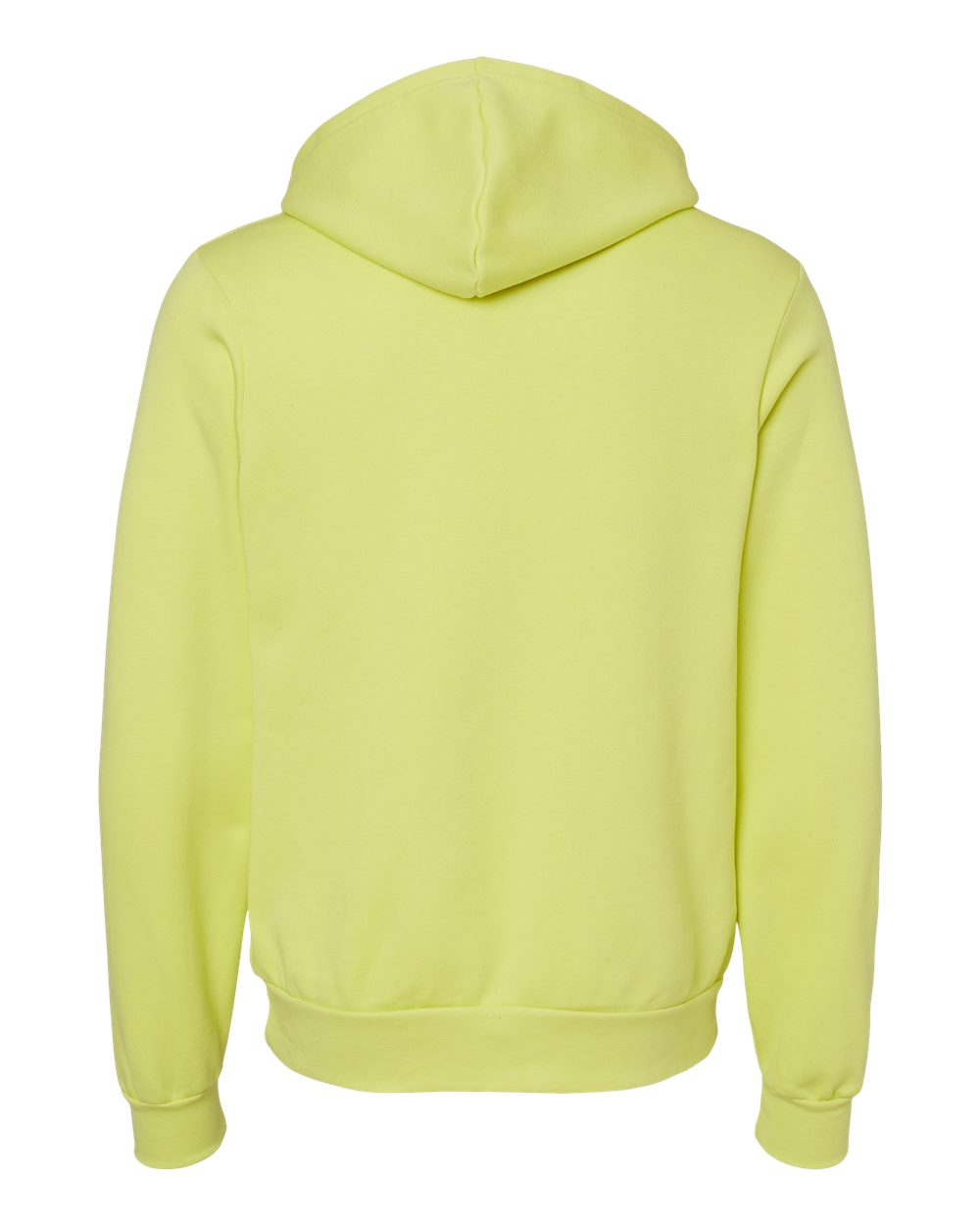 BELLA + CANVAS 3719 Unisex Sponge Fleece Hoodie Sweatshirt in Strobe, back