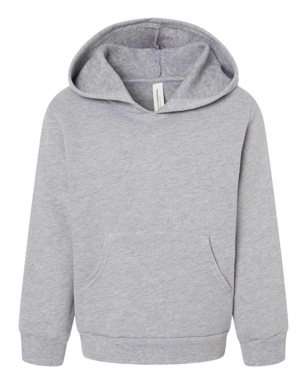 BELLA + CANVAS 3719T Toddler Sponge Fleece Pullover Hoodie Sweatshirt in Athletic Heather