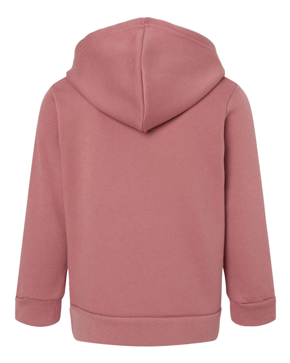BELLA + CANVAS 3719T Toddler Sponge Fleece Pullover Hoodie Sweatshirt in Mauve, back