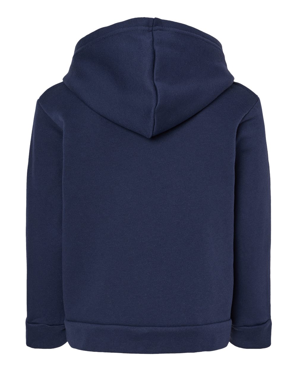 BELLA + CANVAS 3719T Toddler Sponge Fleece Pullover Hoodie Sweatshirt in Navy, back