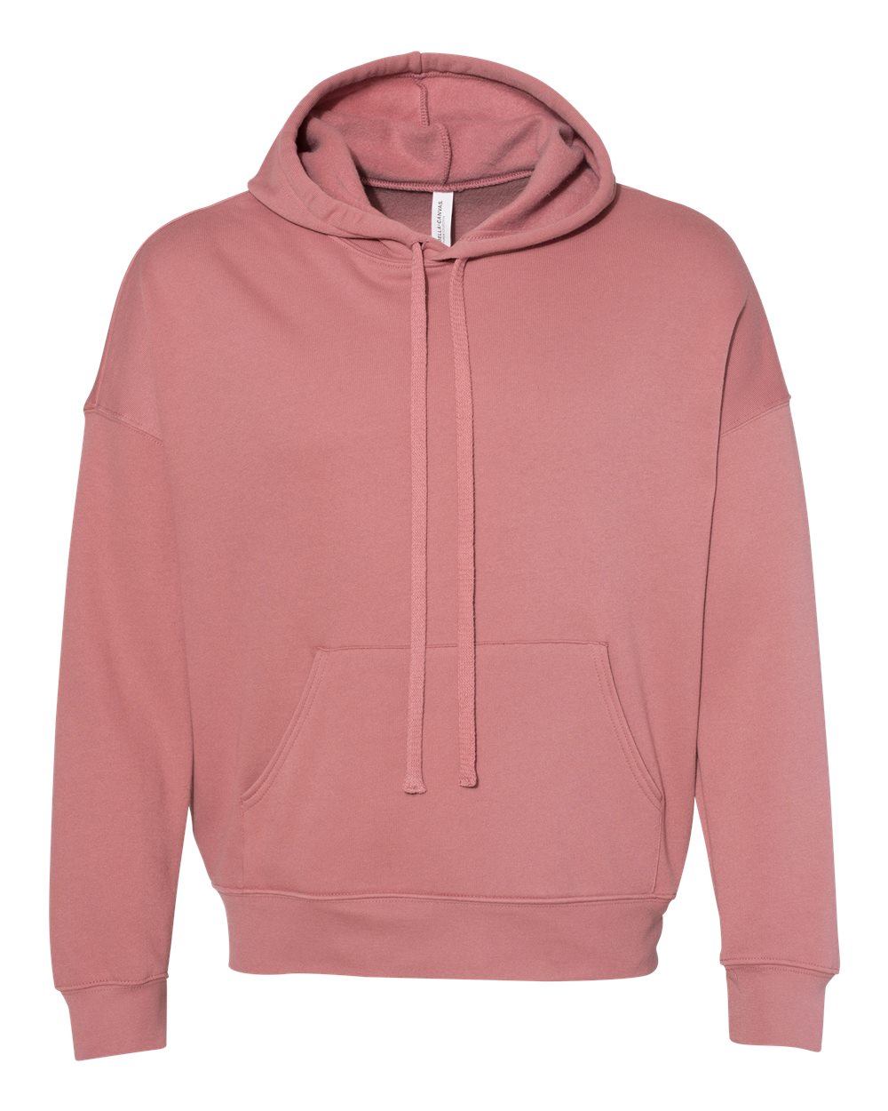 BELLA + CANVAS 3729 Unisex Sponge Fleece Drop Shoulder Hoodie Sweatshirt in Mauve