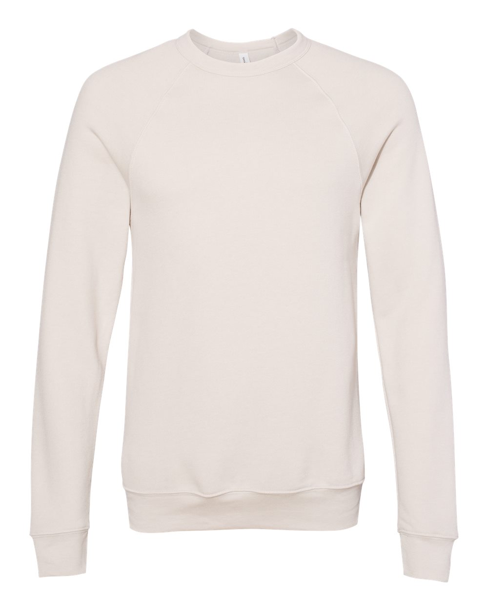 BELLA + CANVAS 3901 Unisex Sponge Fleece Raglan Crewneck Sweatshirt in Heather Dust