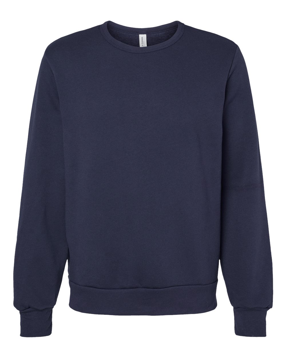 BELLA + CANVAS 3911 Unisex Sponge Fleece Classic Crewneck Sweatshirt in Navy