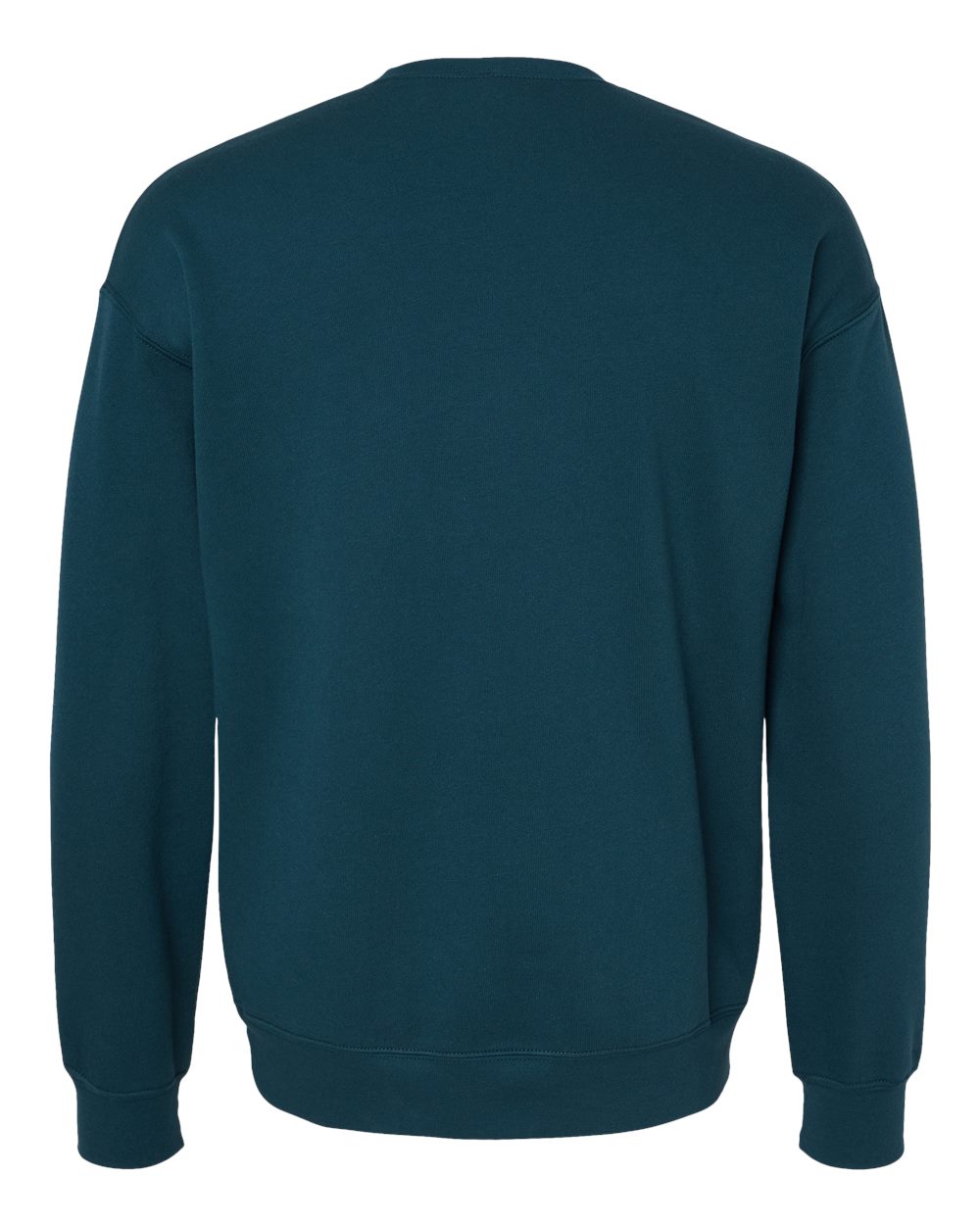 BELLA + CANVAS 3945 Unisex Sponge Fleece Drop Shoulder Crewneck Sweatshirt in Atlantic, back