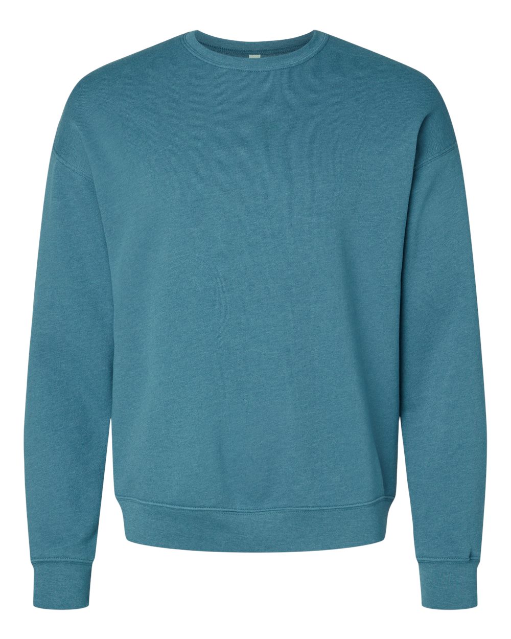 BELLA + CANVAS 3945 Unisex Sponge Fleece Drop Shoulder Crewneck Sweatshirt in Heather Deep Teal