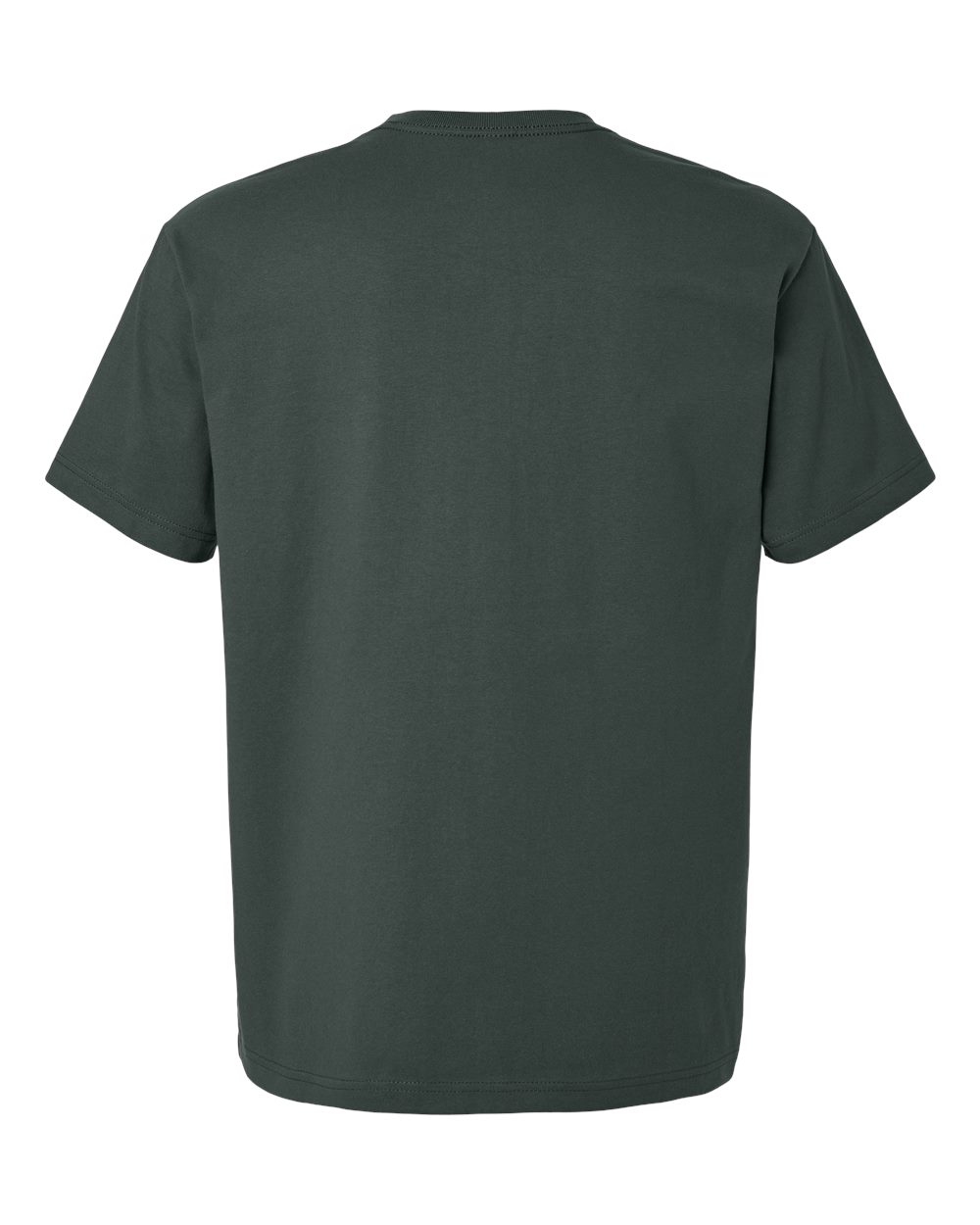 BELLA + CANVAS 4610 Unisex 7.5 oz Heavyweight Tee in Hunter Green, back
